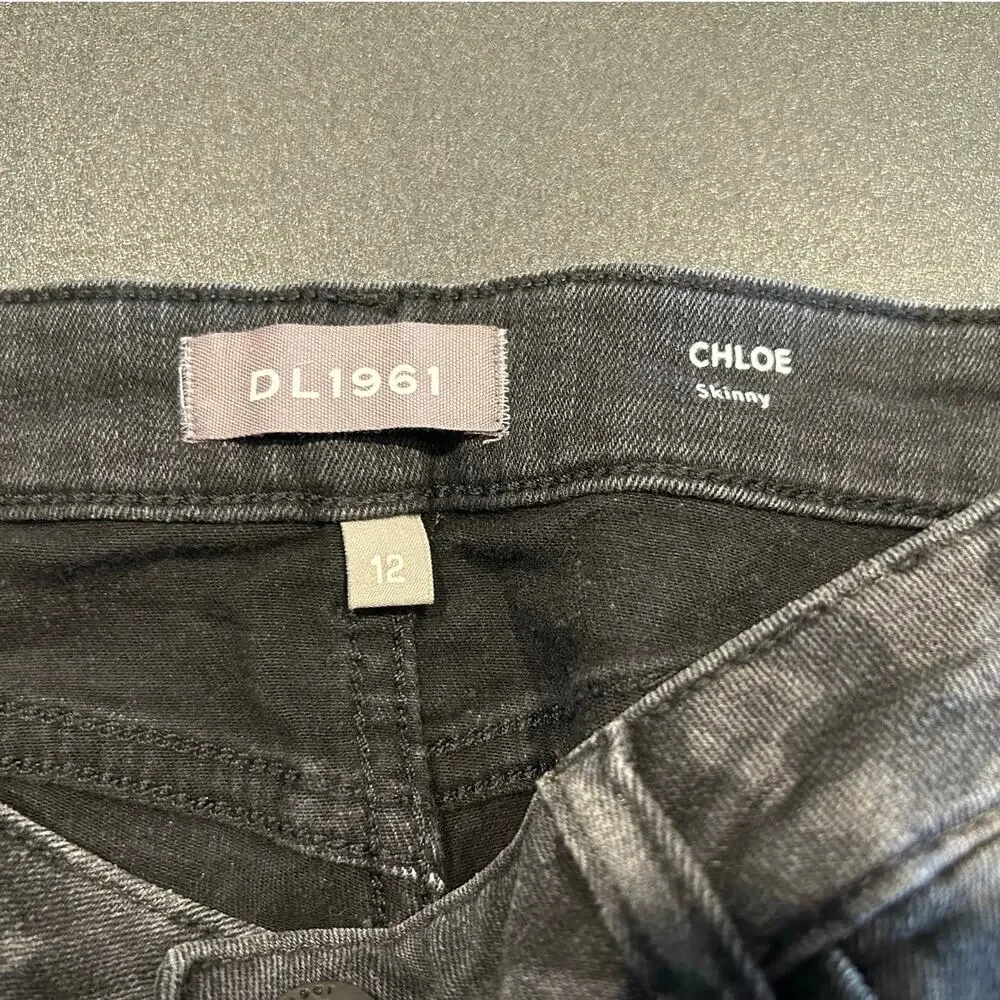 NWT DL1961 Party Animal Cheetah Print Chloe Skinny Jeans, Girls Size 12